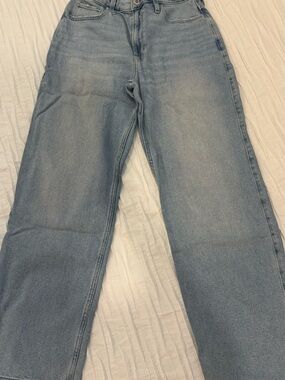 Women’s Hollister Ultra High-Rise Dad Light Blue Jeans, 27 Short